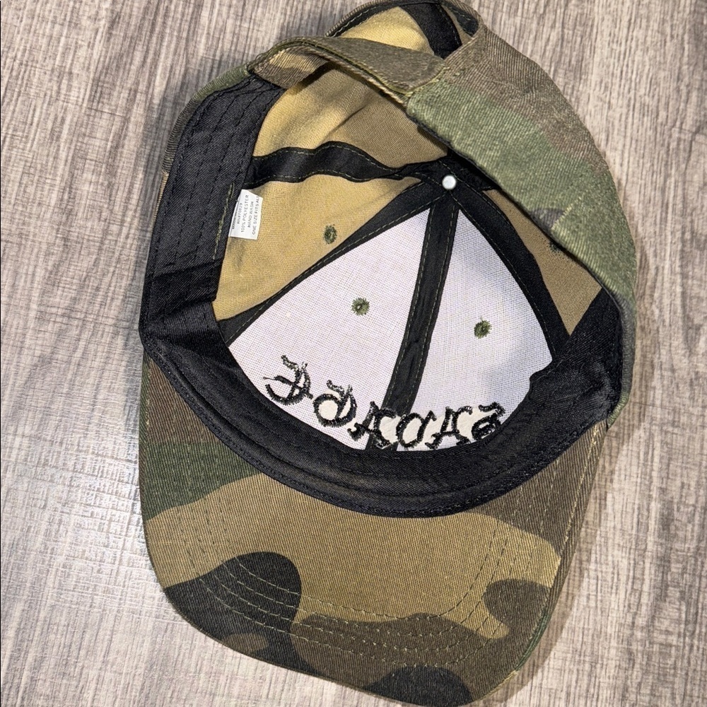 Camo Savage Embroidered Hat Adjustable Streetwear Baseball Cap Unisex - Picture 4 of 5